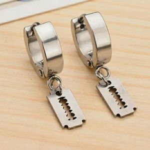 New Hoop & Razor Blade Earrings